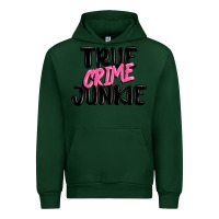 Forest Green true crime junkie Urban Hoodie - MaliasSmallBusiness