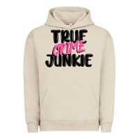 Pigment French Oak true crime junkie Urban Hoodie - MaliasSmallBusiness