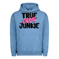 Pigment Pebble Blue true crime junkie Urban Hoodie - MaliasSmallBusiness