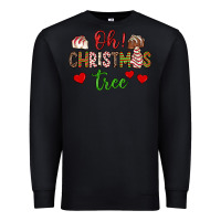 Black oh christmas tree Premium Sweatshirt - JahusDesignShop