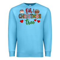 Ocean Blue oh christmas tree Premium Sweatshirt - JahusDesignShop