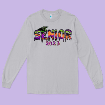 Long Sleeve Tee Senior 2023 Halloween