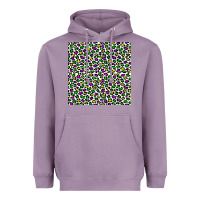 Lavender mardi gras leopard  seamless pattern Heavyweight Hoodie - FaDigitalArtStudio
