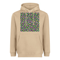 Mushroom mardi gras leopard  seamless pattern Heavyweight Hoodie - FaDigitalArtStudio