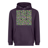 Plum mardi gras leopard  seamless pattern Heavyweight Hoodie - FaDigitalArtStudio