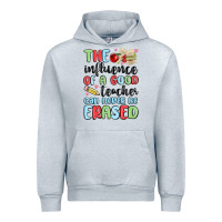 Heather Grey the influence of a good teacher can never be  eras Urban Hoodie - MaliasSmallBusiness