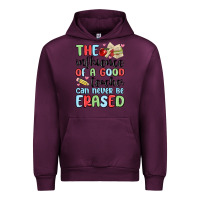 Mauve Wine the influence of a good teacher can never be  eras Urban Hoodie - MaliasSmallBusiness