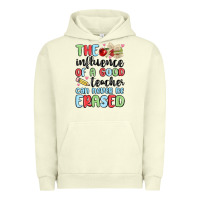 Pigment Pistachio the influence of a good teacher can never be  eras Urban Hoodie - MaliasSmallBusiness
