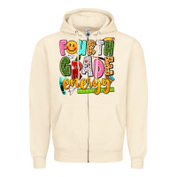 Sandshell fourth grade energy Zipper Hoodie - texasbilliewilder