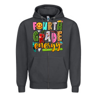 Smoke fourth grade energy Zipper Hoodie - texasbilliewilder