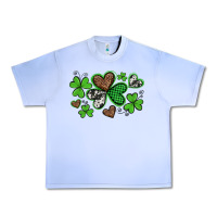 Grape Ice western st patricks day shamrocks and hearts Urban Heavy Tee - Artiststas