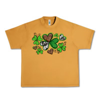 Peanut Butter western st patricks day shamrocks and hearts Urban Heavy Tee - Artiststas