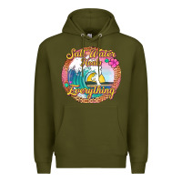Army Green salt water heals everything Premium Hoodie - Jasminsmagicworld