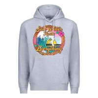 Heather Grey salt water heals everything Premium Hoodie - Jasminsmagicworld