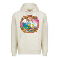 Oatmeal Heather salt water heals everything Premium Hoodie - Jasminsmagicworld