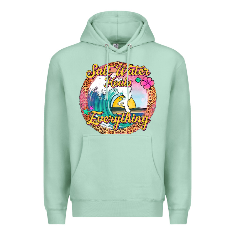 Salt Water Heals Everything Premium Hoodie by Jasminsmagicworld | Teevron