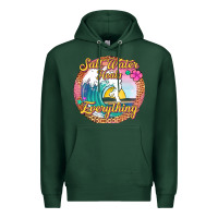 Sports Green salt water heals everything Premium Hoodie - Jasminsmagicworld