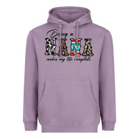 Lavender being nana makes my life complate Heavyweight Hoodie - CowhideDigitalArt