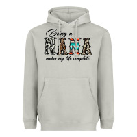 Moon Dust being nana makes my life complate Heavyweight Hoodie - CowhideDigitalArt