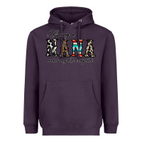 Plum being nana makes my life complate Heavyweight Hoodie - CowhideDigitalArt