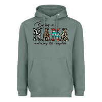 Sage being nana makes my life complate Heavyweight Hoodie - CowhideDigitalArt