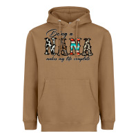 Toasted Coconut being nana makes my life complate Heavyweight Hoodie - CowhideDigitalArt