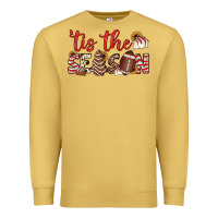 Antique Gold tis the season american football little debbie tree cakes Premium Sweatshirt - JahusDesignShop