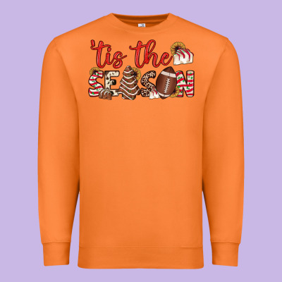Tis The Season American Football Little Debbie Tree Cakes Premium Sweatshirt Designed By Jahusdesignshop