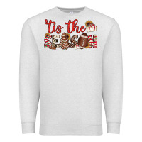 Oatmeal Heather tis the season american football little debbie tree cakes Premium Sweatshirt - JahusDesignShop