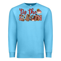 Ocean Blue tis the season american football little debbie tree cakes Premium Sweatshirt - JahusDesignShop