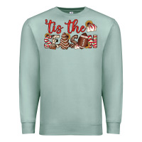 Seafoam tis the season american football little debbie tree cakes Premium Sweatshirt - JahusDesignShop