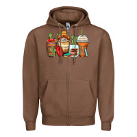 Chestnut spanish teacher coffee cups Zipper Hoodie - Zillion Design Studio