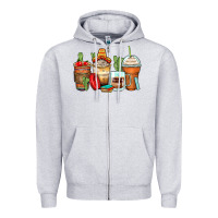 Heather Grey spanish teacher coffee cups Zipper Hoodie - Zillion Design Studio