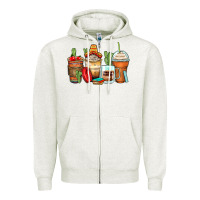 Oatmeal Heather spanish teacher coffee cups Zipper Hoodie - Zillion Design Studio