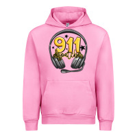 Fuchsia Pink 911 dispatcher Urban Hoodie - MaliasSmallBusiness