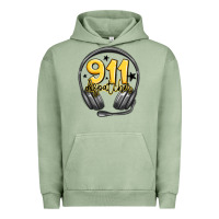 Pigment Oil Green 911 dispatcher Urban Hoodie - MaliasSmallBusiness