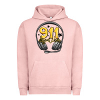 Pigment Salmon 911 dispatcher Urban Hoodie - MaliasSmallBusiness