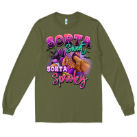 Army Green Sorta sweet sorta spooky sneaker and heel afro wom Long Sleeve Tee - RanaPortraitStore