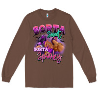 Chestnut Sorta sweet sorta spooky sneaker and heel afro wom Long Sleeve Tee - RanaPortraitStore
