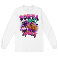 White Sorta sweet sorta spooky sneaker and heel afro wom Long Sleeve Tee - RanaPortraitStore