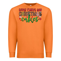 Snowflakes And Christmas Cakes Premium Sweatshirt | Teevron