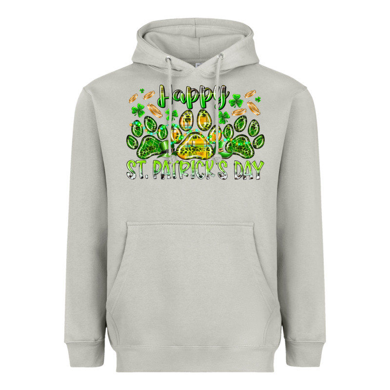 Heppy St. Patricks Day Heavyweight Hoodie by RacoonDesign | Teevron