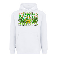White heppy st. patricks day Heavyweight Hoodie - RacoonDesign