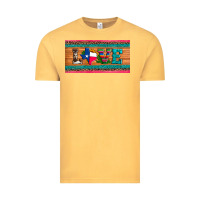 Vintage Mustard love texas sunflowers cactus cowhide license plate Vintage Tee - Artiststas