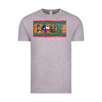 Vintage Zinc love texas sunflowers cactus cowhide license plate Vintage Tee - Artiststas