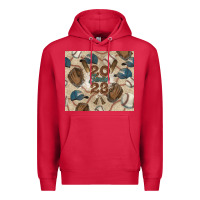 Cardinal Baseball senior Premium Hoodie - NancyCooperArtShop