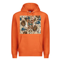 Carrot Baseball senior Premium Hoodie - NancyCooperArtShop