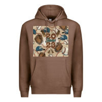 Chestnut Baseball senior Premium Hoodie - NancyCooperArtShop