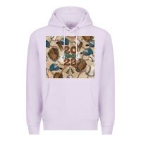 Lilac Baseball senior Premium Hoodie - NancyCooperArtShop