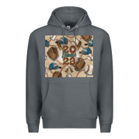 Rock Baseball senior Premium Hoodie - NancyCooperArtShop